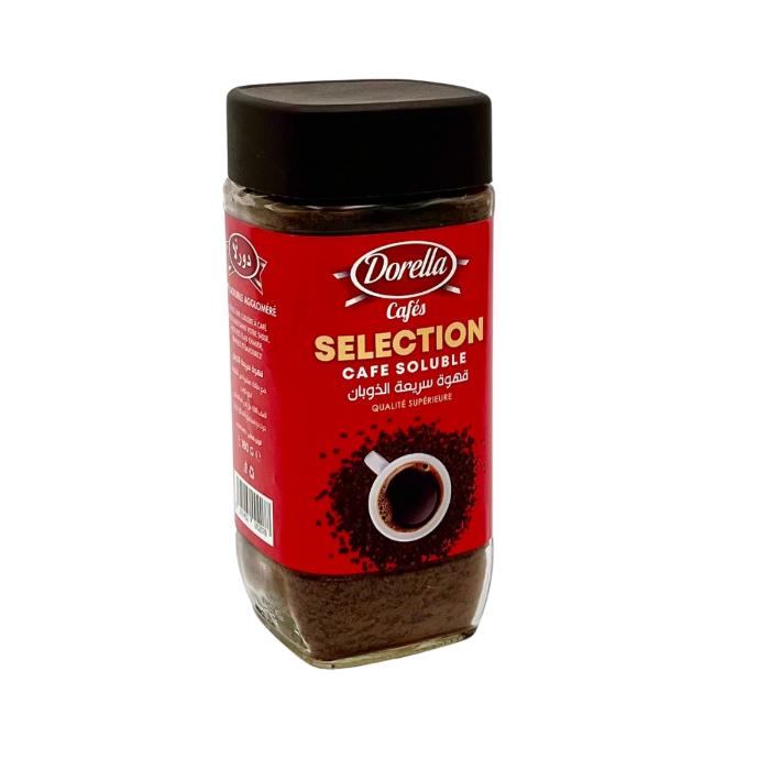 CAFÉ  SOLUBLE  BOCAL  GAMME. SELECTION  180G