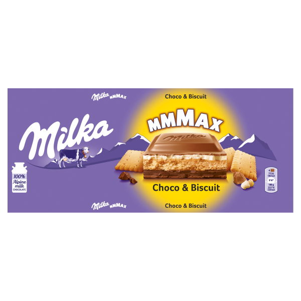 CHOCOLAT SCHOCO & KEKS MILKA 300G