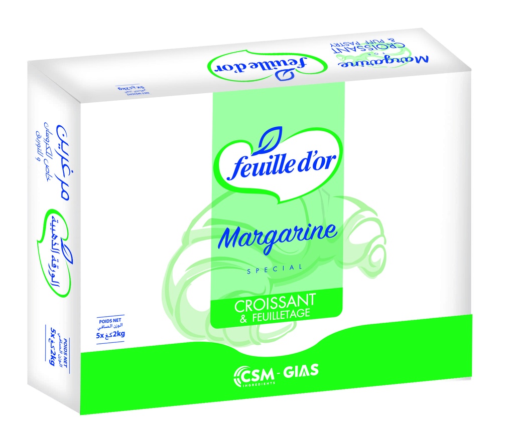 MARGARINE FEUILLE D OR CROISSANT 5*2KG