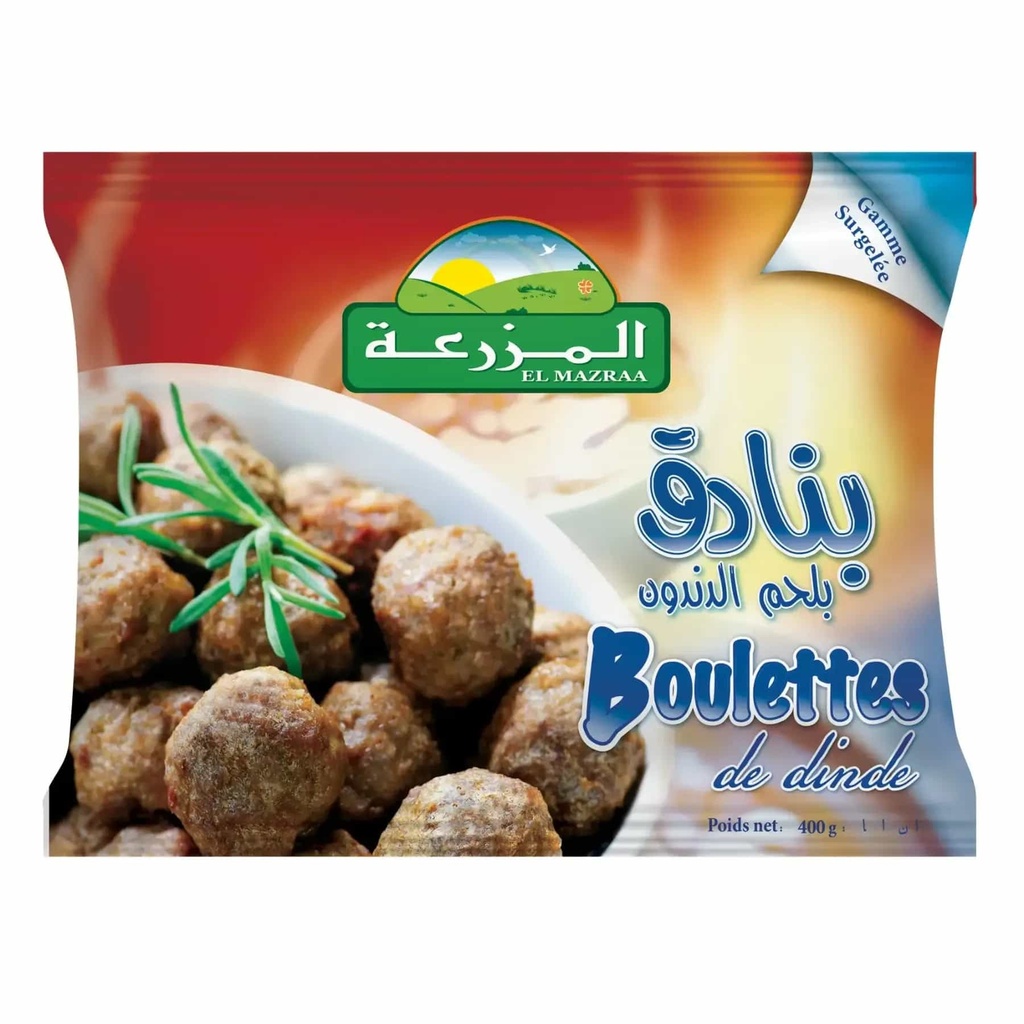 BOULETTES DE DINDE ELMAZRAA 400G