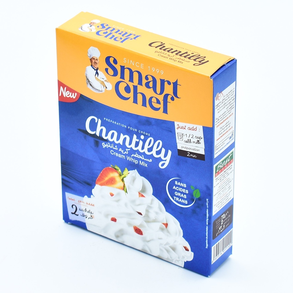CREME CHANTILLY SMARTCHEF 72GR