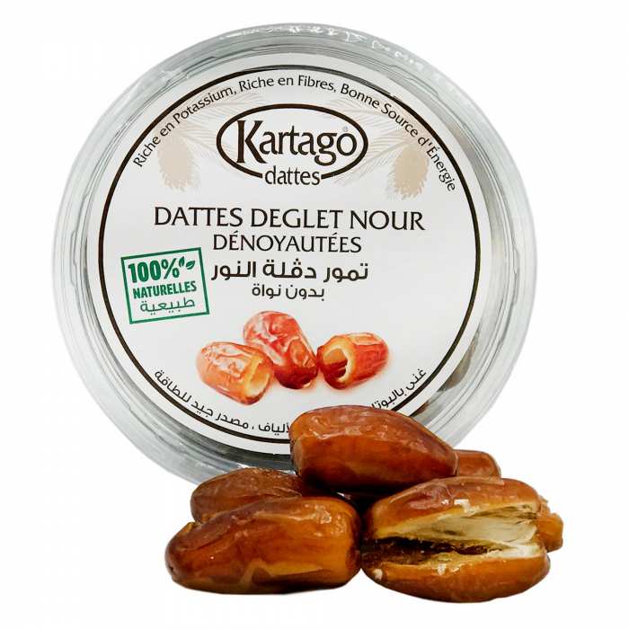 DATTES DEGLET NOUR DENOYAUTEES KARTAGO 800G