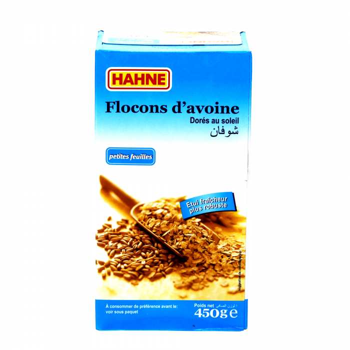 FLOCONS D'AVOINE - HAHNE - 450 G