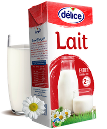LAIT ENTIER DELICE 1L