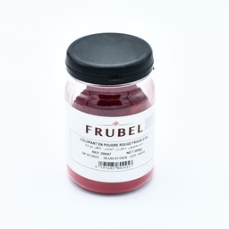[30047-500GR] COLORANT POUDRE ROUGE FRAISE 500 GR FRUBEL