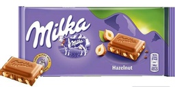 CHOCOLAT HUZELNUTS MILKA 100G